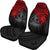 Vanuatu Car Seat Covers - Vanuatu Coat Of Arms Red Turtle - Polynesian Pride