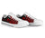 Hawaii Polynesian Custom Personalised Low Top Shoe - Hawaii Pride Red Version - Polynesian Pride