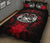 Marquesas Islands Polynesian Quilt Bed Set Hibiscus Red - Polynesian Pride