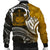 Samoa Custom Personalised Men's Bomber Jacket - Samoa Seal Wave Style (Gold) - Polynesian Pride