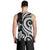 Cook Islands Men's Tank Top - White Tentacle Turtle - Polynesian Pride