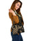 New Caledonia Shoulder Handbag - Gold Tentacle Turtle - Polynesian Pride