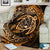 Hawaiian Turtle Polynesian Gold Premium Blanket - Polynesian Pride