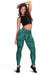 Polynesian Lauhala Mix Turquoise Hawaii Women's Leggings AH - Polynesian Pride