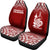 New Caledoni Car Seat Covers - New Caledoni Coat Of Arms Polynesian Tattoo Fog Red - Polynesian Pride