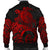 American Samoa Polynesian Bomber Jacket (Men) - Polynesian Turtle (Full Red) - Polynesian Pride