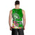 Tonga Men's Tank Top - Turtle Plumeria (Green) - Polynesian Pride