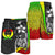 Pohnpei Micronesian Men's Shorts Reggae - Turtle With Hook - Polynesian Pride