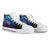 Wallis and Futuna High Top Shoes Blue - Vintage Tribal Mountain - Polynesian Pride