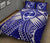 Guam Polynesian Quilt Bed Set - Guam White Seal with Polynesian Tattoo Ver 02 - Polynesian Pride