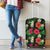 Hibiscus And Plumeria Luggage Cover Black - Polynesian Pride