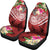 Tahiti Polynesian Car Seat Covers - Summer Plumeria (Red) - Polynesian Pride