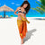 Sun In Leo Zodiac Sarong Polynesian Tattoo Simple - Orange - Polynesian Pride