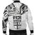 Fiji Rugby Men Bomber Jacket Polynesian Waves Style - Polynesian Pride