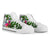 Chuuk High Top Shoes White - Turtle Plumeria Banana Leaf - Polynesian Pride