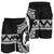 Tonga Polynesian All Over Print Men's Short - Black Version - Polynesian Pride