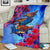 Guam Premium Blanket - KoKo Bird With Map - Polynesian Pride