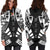 Fiji Hoodie Dress - Polynesian Tattoo Black - Polynesian Pride