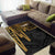 Tahiti Area Rug - Tahiti Seal In Heartbeat Patterns Style (Gold) - Polynesian Pride