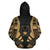 Pohnpei All Over Custom Zip up Hoodie Gold Tattoo Style - Polynesian Pride