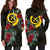 Vanuatu Hoodie Dress - Vanuatu Flag Hibiscus - Polynesian Pride