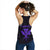 Hawaii Kakau Polynesian Kanaka Map Women's Racerback Tank - Purple - Polynesian Pride