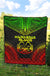 Marquesas Islands Premium Quilt - Marquesas Islands Tiki Face Polynesian Chief Reggae Version - Polynesian Pride