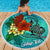 New Caledonia Beach Blanket - Custom Personalised Tropical Flowers Style - Polynesian Pride