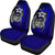 Pohnpei Micronesian Car Seat Covers Blue - Turtle With Hook - Polynesian Pride