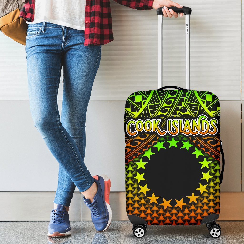 Polynesian Cook Islands Luggage Covers - Reggae Vintage Polynesian Patterns Reggae - Polynesian Pride