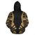 Poly All Over Custom Hoodie Polynesian Tattoo Gold Style - Polynesian Pride