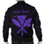 Hawaii Kakau Polynesian Kanaka Map Personalized Men's Bomber Jacket - Purple - Polynesian Pride