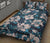 Fiji Polynesian Quilt Bed Set Tapa Hibiscus Blue - Polynesian Pride