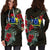 Cook Islands Hoodie Dress - Cook Islands Coat Of Arms Hibiscus - Polynesian Pride