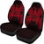 New Caldonia Car Seat Cover - New Caldonia Coat Of Arms Map Red - Polynesian Pride