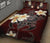 Hawaii Quilt Bed Set - Turtle Poly Tribal Plumeria Red Quilt Bed Set - Polynesian Pride