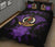 Vanuatu Polynesian Quilt Bed Set Hibiscus Purple - Polynesian Pride