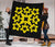 Hawaiian Premium Quilt Royal Pattern - Black And Yellow - A1 Style - Polynesian Pride