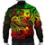 Fiji Men's Bomber Jacket - Reggae Shark Polynesian Tattoo - Polynesian Pride