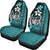 Polynesian Hawaii Custom Personalised Car Seat Covers Turquoise - Turtle with Hook - Polynesian Pride