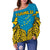 Tuvalu Premium Off Shoulder Sweater A7 - Polynesian Pride