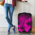 Hawaii Hibiscus Luggage Cover - Turtle Map - Pink - Polynesian Pride