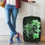 Hibiscus Plumeria Mix Polynesian Green Turtle Luggage Covers - Polynesian Pride