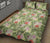 Tropical Hibiscus, Plumeria Green Quilt Bed Set - Polynesian Pride