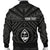 Guam Personalised Men's Bomber Jacket - Guam Seal With Polynesian Tattoo Style (Black) - Polynesian Pride