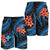 Polynesian Hawaii Men Shorts - Blue Plumeria BLUE - Polynesian Pride