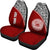 American Samoa Custom Personalised Car Seat Covers - American Samoa Seal Polynesian Red Curve - Polynesian Pride