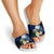 Marshall Islands Polynesian Slide Sandals - Turtle With Plumeria Flowers - Polynesian Pride