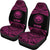 Federated States Of Micronesia Polynesian Car Seat Covers - Pride Pink Version - Polynesian Pride