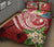 YAP Polynesian Quilt Bed Set - Summer Plumeria (Red) - Polynesian Pride